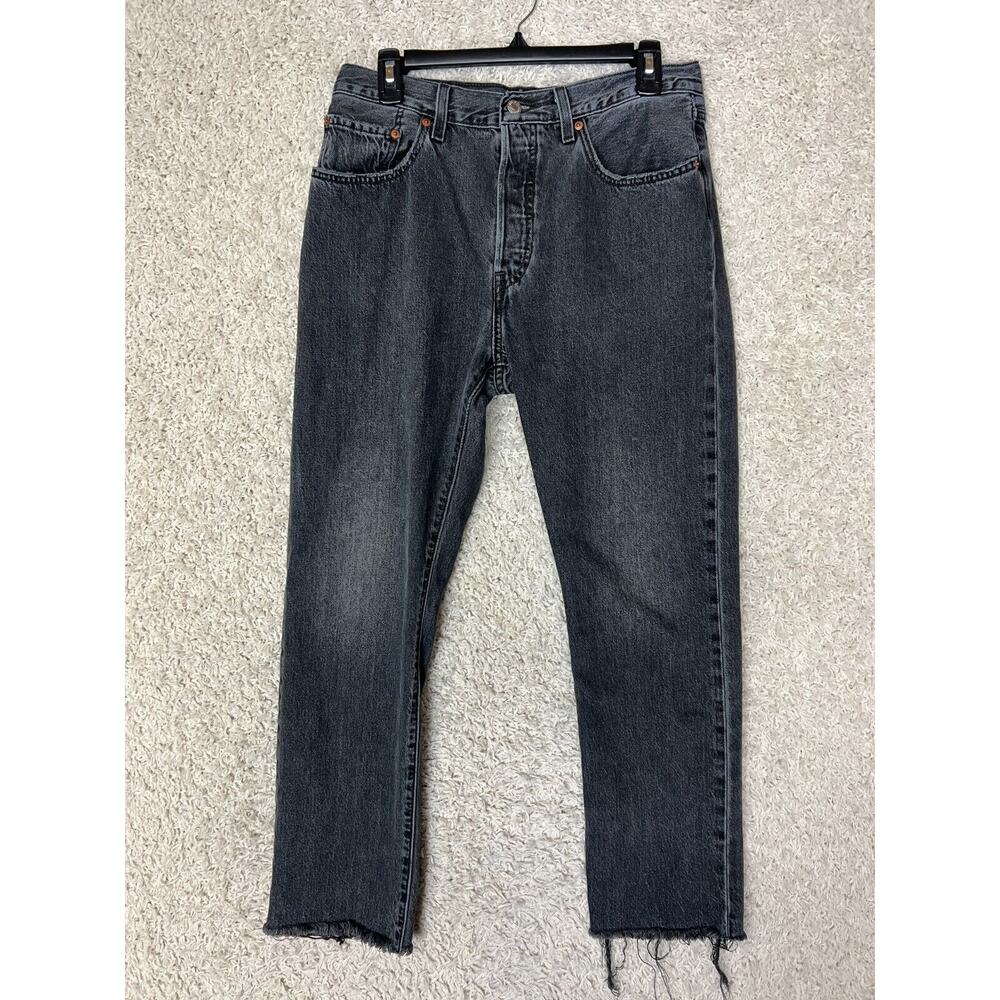 Levi's Black Straight Leg Jeans Heavyweight Fabric